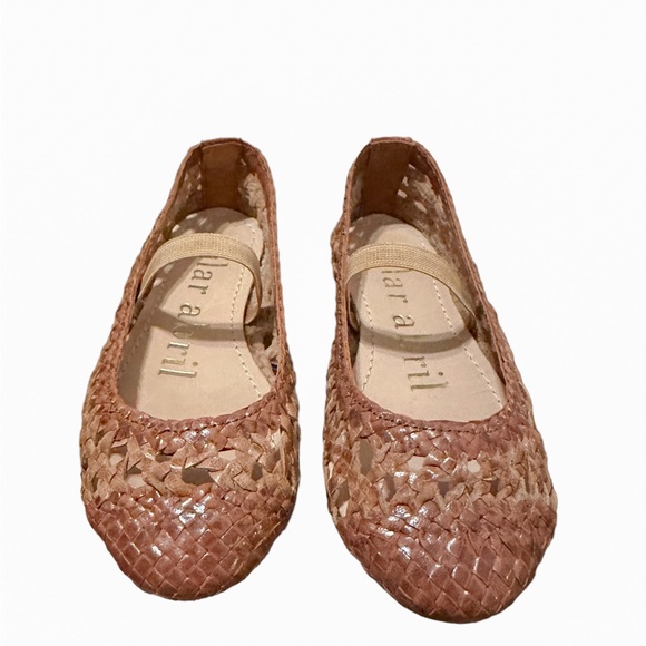 Pilar Abril Brown Leather Flats - Picture 1 of 3